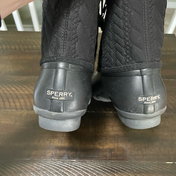 Sperry Boot. Saltwater Rope Black Size 10 - Picture 4 of 5